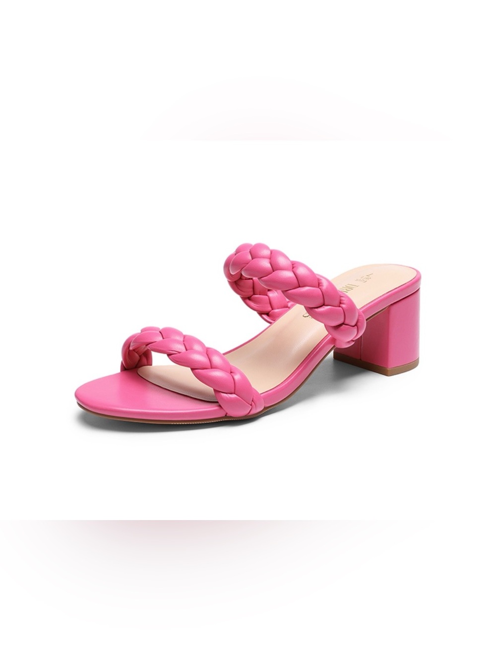 DREAM PAIRS
Braided Double-Strap Block Heel Sandals